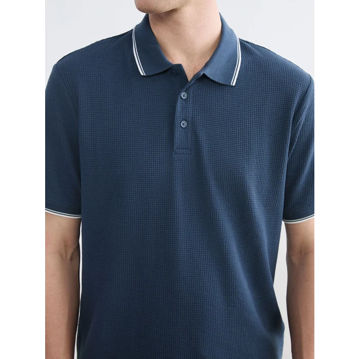 SOUTHBLUE İndigo Polo Yaka Erkek Tişört