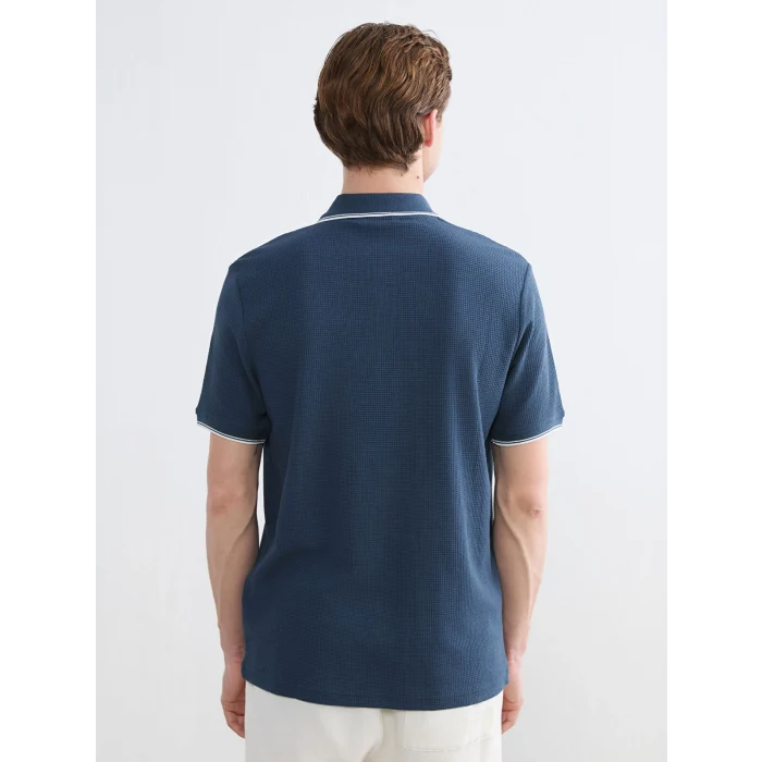SOUTHBLUE İndigo Polo Yaka Erkek Tişört