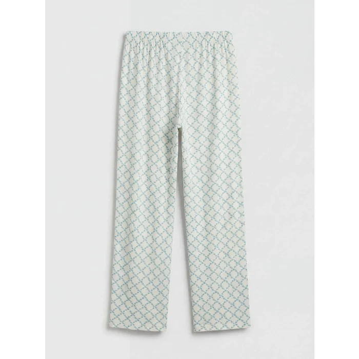 LCW DREAM Yeşil Çiçekli Kadın Pijama Takım