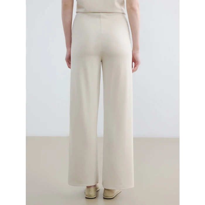 LCW Modest Bej Beli Lastikli Soft Touch Kadın Eşofman Altı