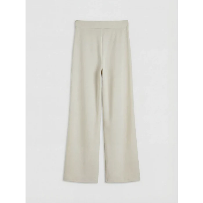 LCW Modest Bej Beli Lastikli Soft Touch Kadın Eşofman Altı
