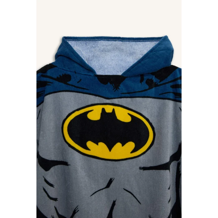 Defacto Z9578A6NV100 Lacivert Batman Desenli Pamuklu Panço Havlu Erkek Çocuk