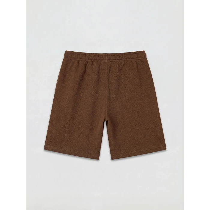 LCW Kids Kahverengi Çizgili Erkek Çocuk Şortlu Takım
