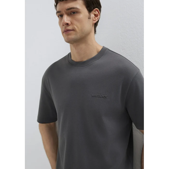 Mavi 0612645-80106 Mavi Black Antrasit Basic Tişört