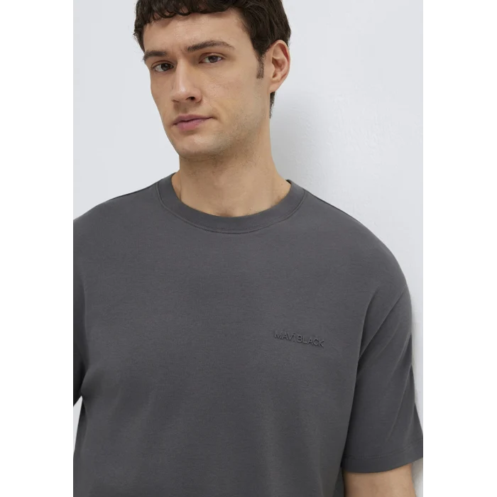 Mavi 0612645-80106 Mavi Black Antrasit Basic Tişört