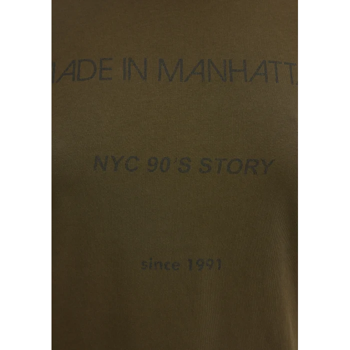 Mavi 1614317-80769 Manhattan Baskılı Yeşil Tişört