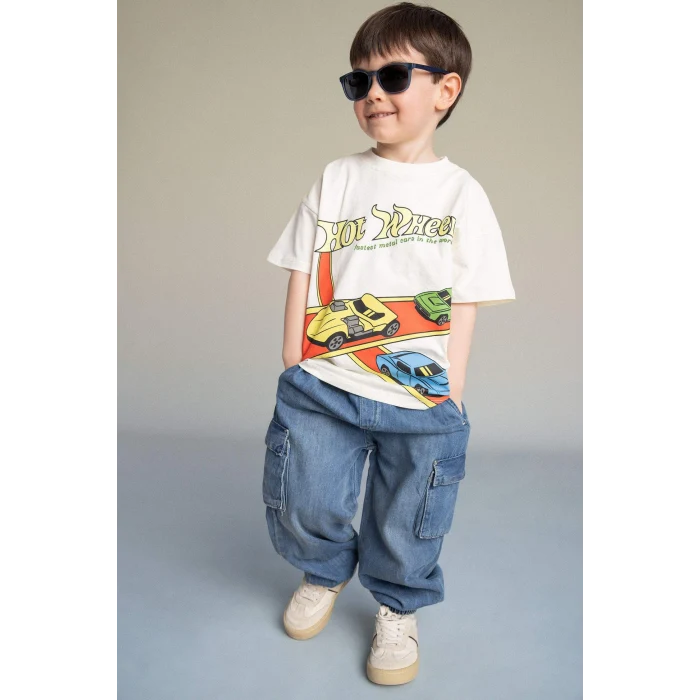 Defacto G6143A5NM39 Mavi Jogger Fıt Jean Pantolon Erkek Bebek
