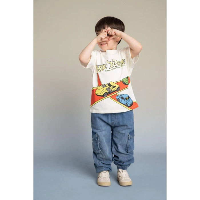 Defacto G6143A5NM39 Mavi Jogger Fıt Jean Pantolon Erkek Bebek