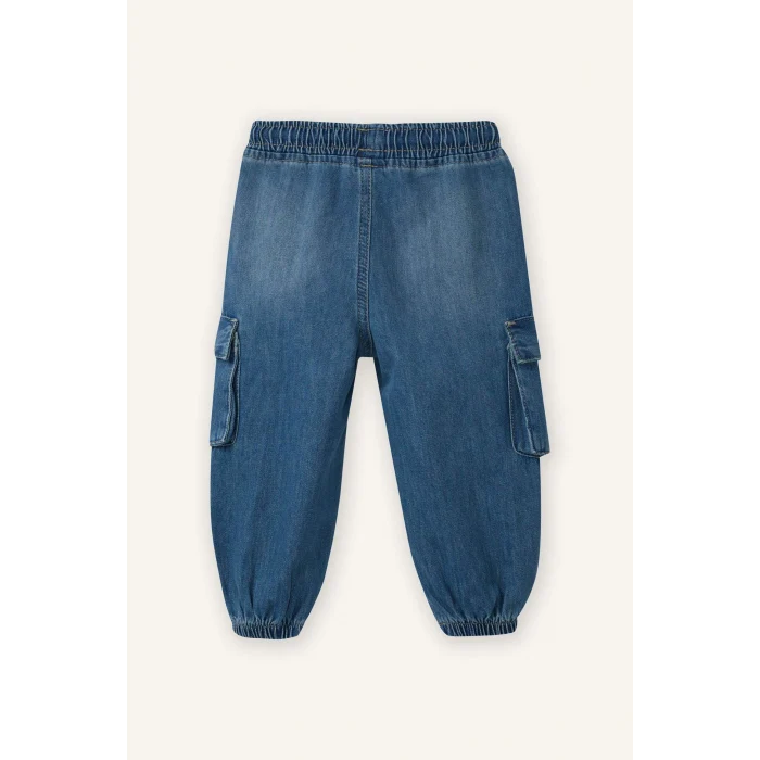 Defacto G6143A5NM39 Mavi Jogger Fıt Jean Pantolon Erkek Bebek