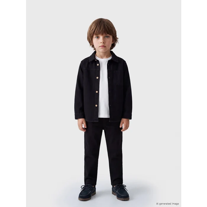 LCW Kids Siyah Erkek Çocuk Takım 3lü
