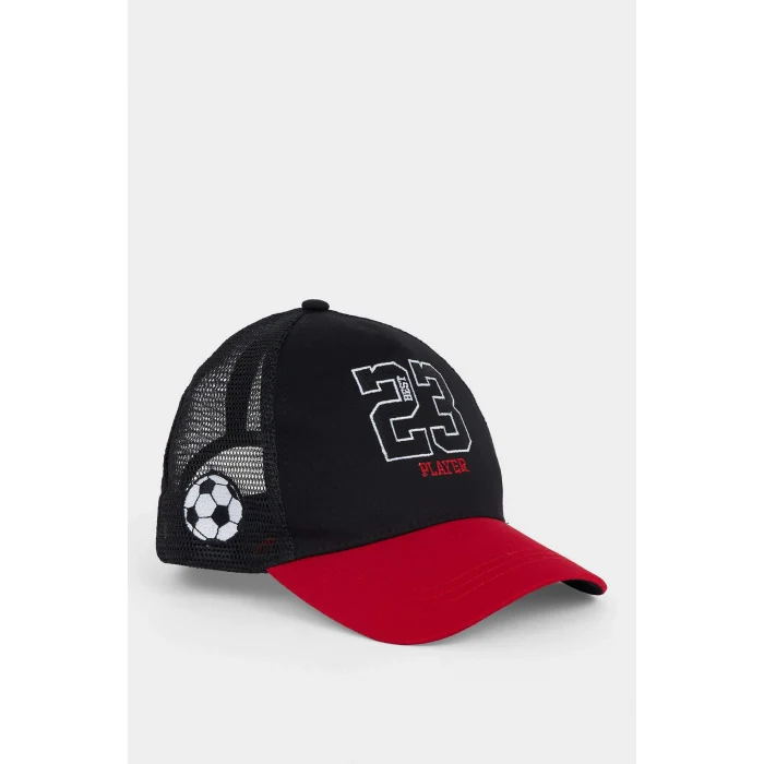 Defacto D8405A8RD227 Kırmızı Pamuklu Cap Şapka Erkek Çocuk