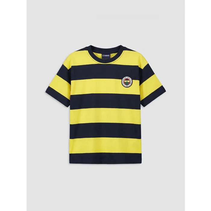 LCW Kids Sarı Fenerbahçe Baskılı Erkek Çocuk Tişört