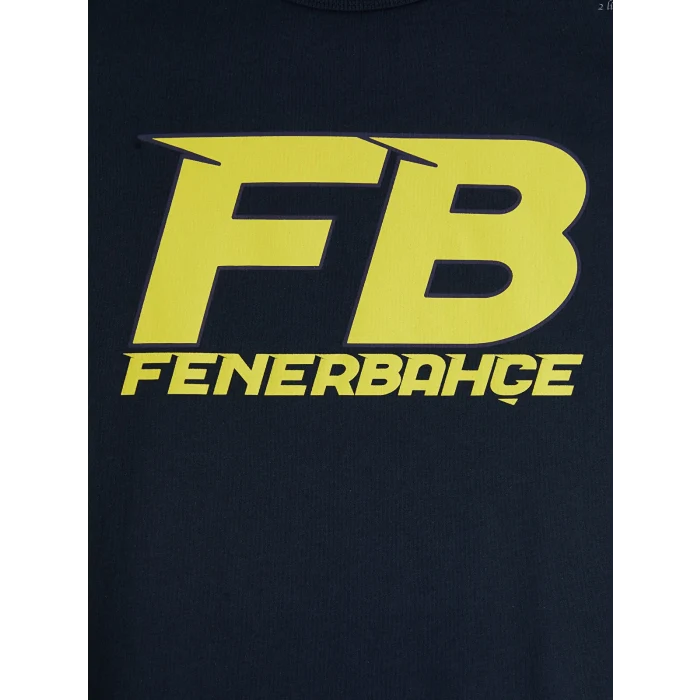 LCW Kids Lacivert Fenerbahçe Baskılı Erkek Çocuk Tişört