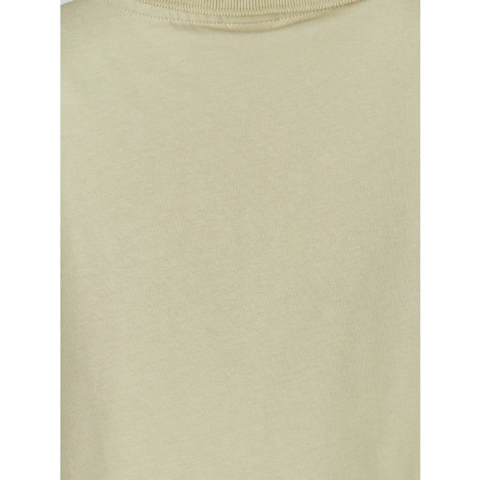 LCW Kids Haki Polo Yaka Dokulu Erkek Çocuk Tişört