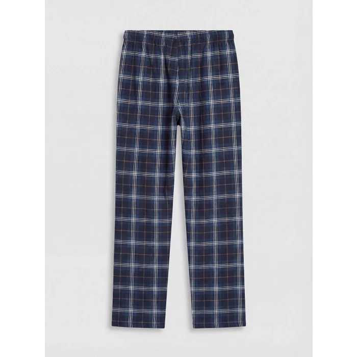 LC WAIKIKI Lacivert Regular Fit Ekose Desenli Erkek Pijama Takımı