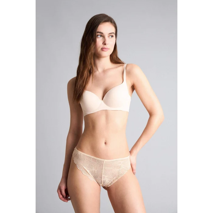 Defacto G9518AXPN700 Pembe Micro Kaplı Yarım Dolgulu Balensiz Tişört Bra
