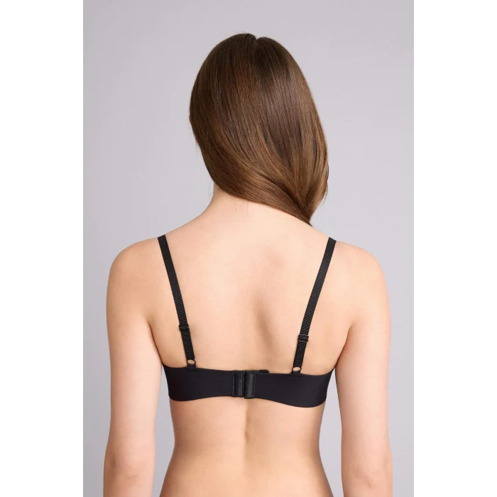 Defacto G9518AXBK81 Siyah Micro Kaplı Yarım Dolgulu Balensiz Tişört Bra