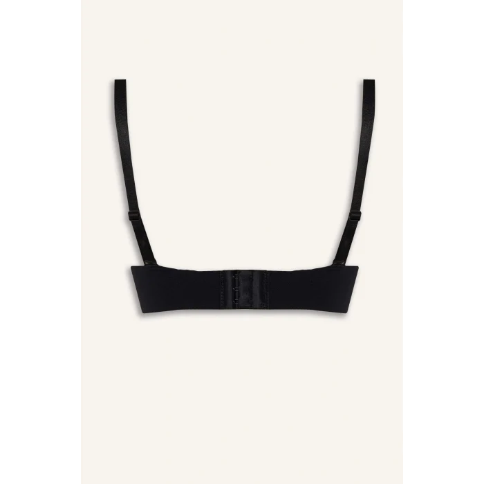 Defacto G9517AXBK81 Siyah Micro Kaplı Pedli Balensiz Tişört Bra