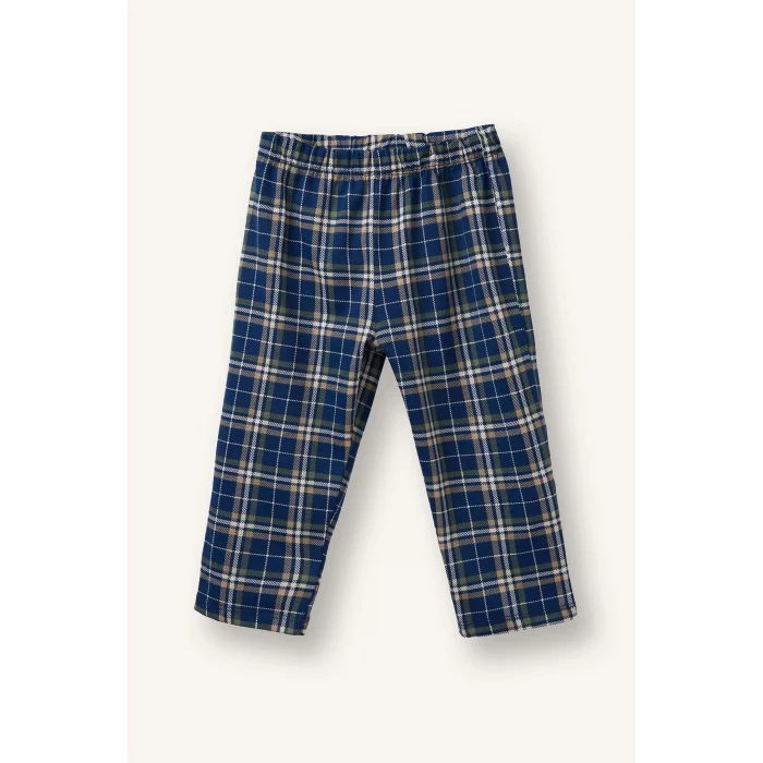 Defacto G7134A5NV30 Lacivert %100 Pamuklu Baskılı 2li Pijama Takımı Erkek Bebek