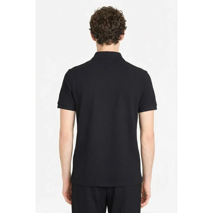 Defacto F9870AXBK81 Siyah REGULAR FIT Fermuar Yaka Polo Tişört