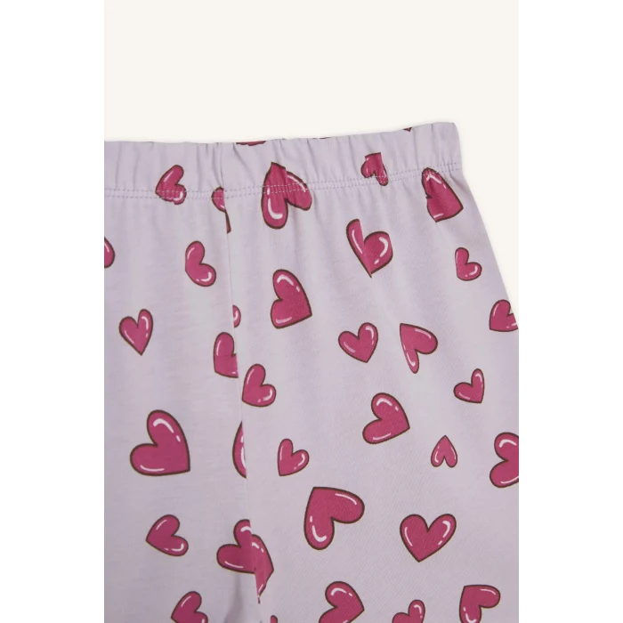 Defacto H8359A8PN256 Pembe Regular Fıt 2li Pijama Takımı Kız Çocuk