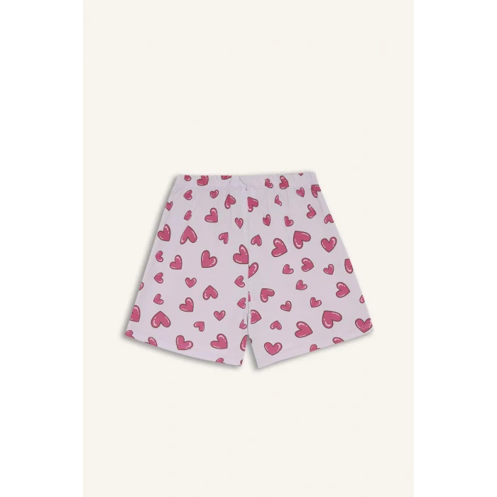 Defacto H8359A8PN256 Pembe Regular Fıt 2li Pijama Takımı Kız Çocuk