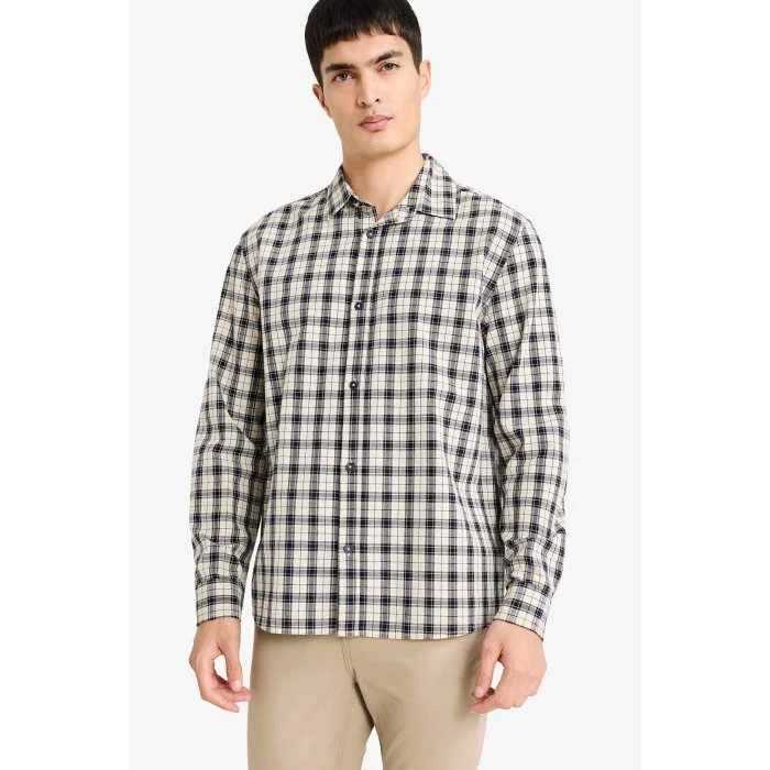 Defacto G2529AXNV82 Lacivert %100 Pamuk REGULAR FIT Gömlek