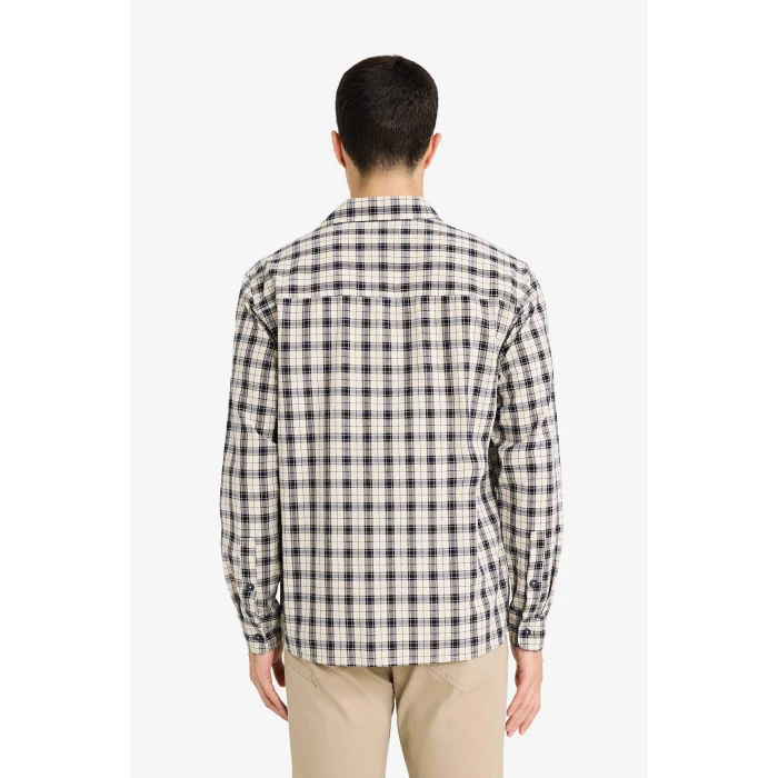 Defacto G2529AXNV82 Lacivert %100 Pamuk REGULAR FIT Gömlek