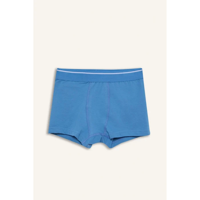 Defacto H1638A8IN103 İndigo Penye 5li Boxer Erkek Çocuk