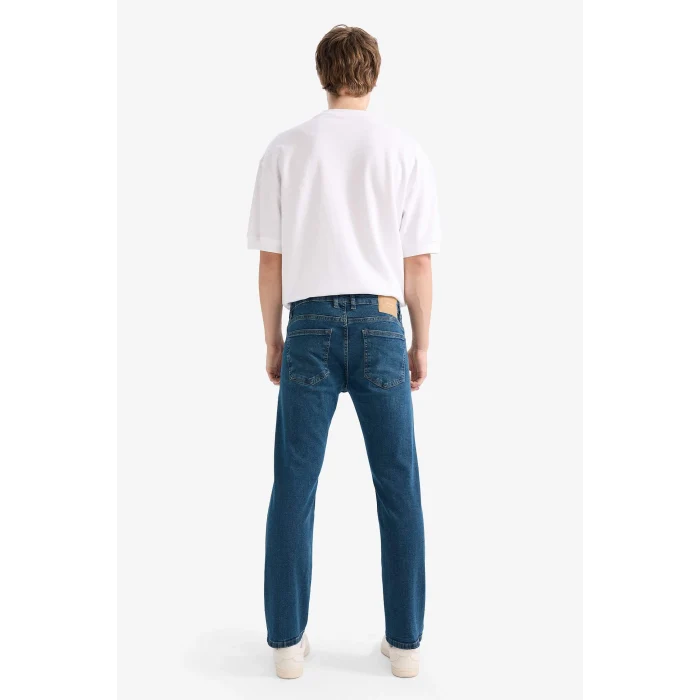 Defacto R9026AZNM41 Yeşil Sergio Regular Fit Jean Pantolon