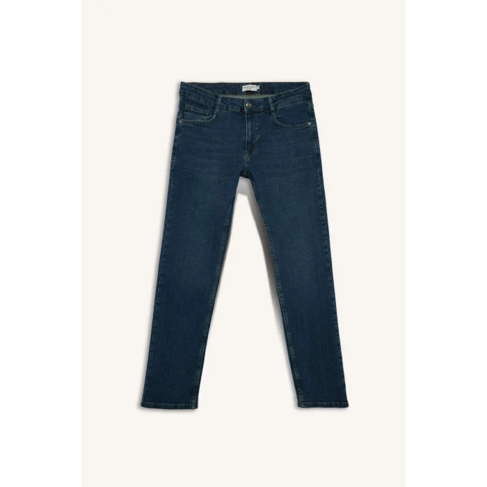 Defacto R9026AZNM41 Yeşil Sergio Regular Fit Jean Pantolon