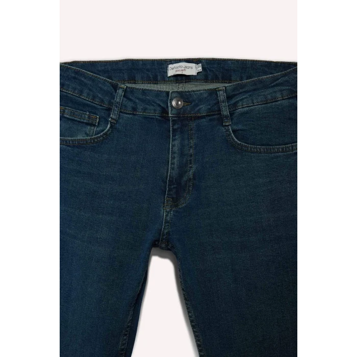Defacto R9026AZNM41 Yeşil Sergio Regular Fit Jean Pantolon