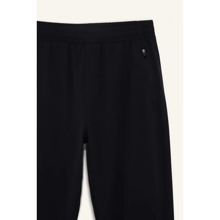 Defacto F9495AXBK81 Siyah Slım Fıt Dokuma Jogger