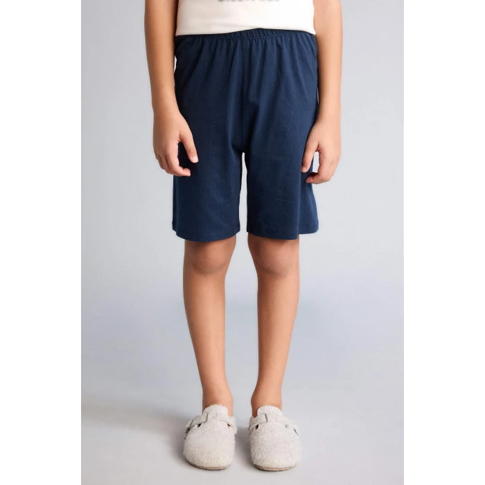 Defacto G8773A8ER105 Ekru %100 Pamuklu 2li Pijama Takımı Erkek Çocuk