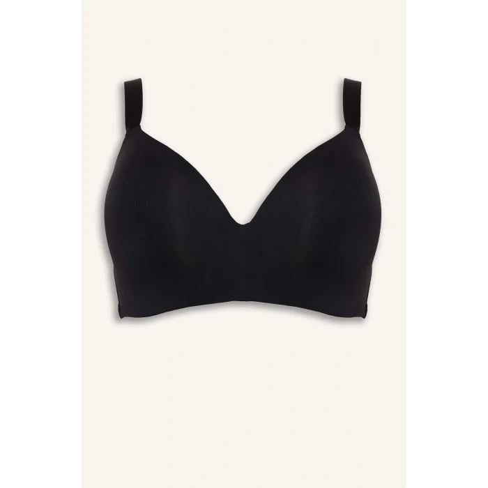 Defacto B8598AXBK27 Siyah Micro Kaplı Push Up Balenli Büyük Beden Sütyen