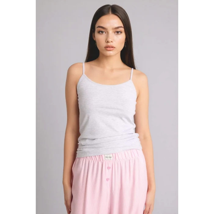 Defacto G8360AXGR93 Gri Regular Fıt 2li Atlet