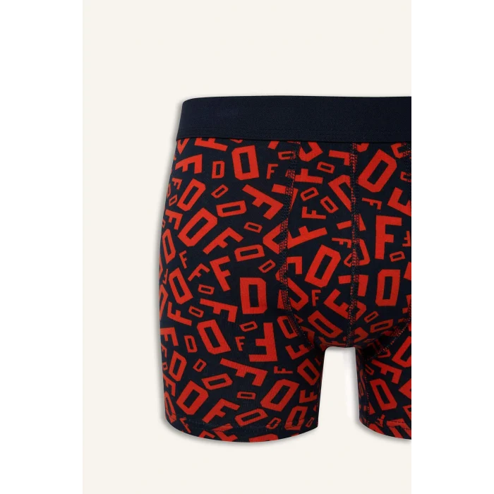 Defacto H3432AXNV135 Lacivert Regular Fıt 3lü Boxer
