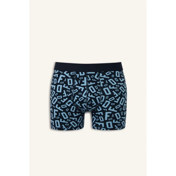 Defacto H3432AXNV135 Lacivert Regular Fıt 3lü Boxer