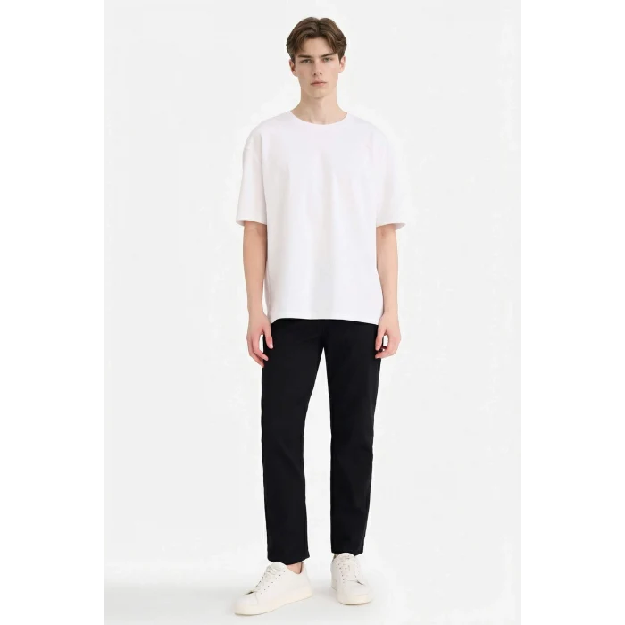 Defacto E6111AXNM40 Siyah Sergio Regular Fit Jean Pantolon