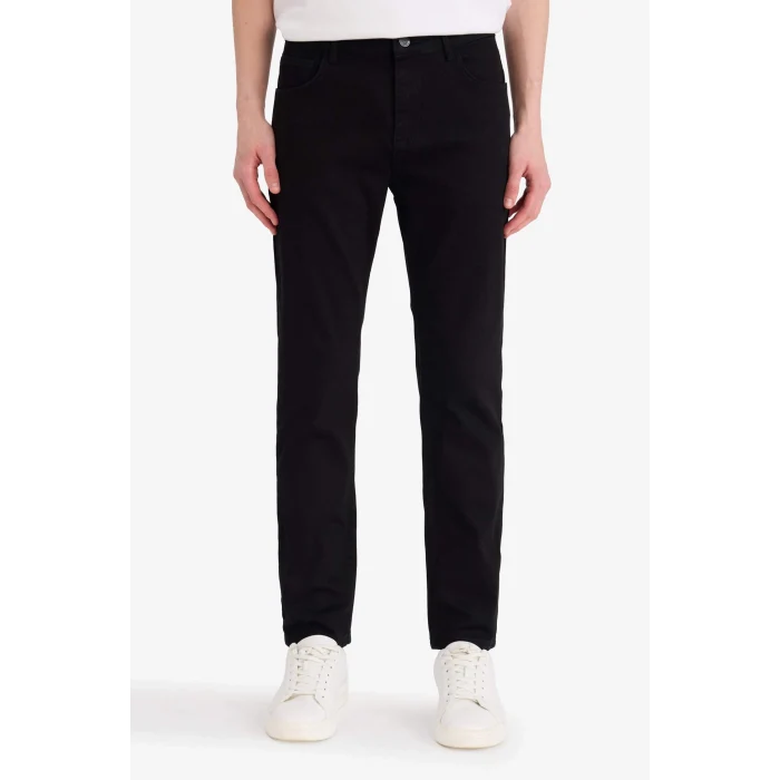 Defacto E6111AXNM40 Siyah Sergio Regular Fit Jean Pantolon