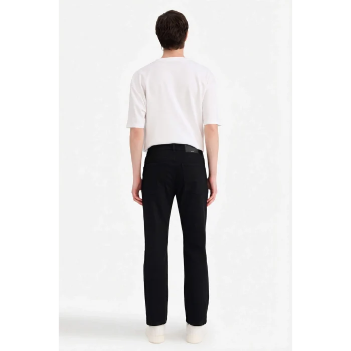 Defacto E6111AXNM40 Siyah Sergio Regular Fit Jean Pantolon