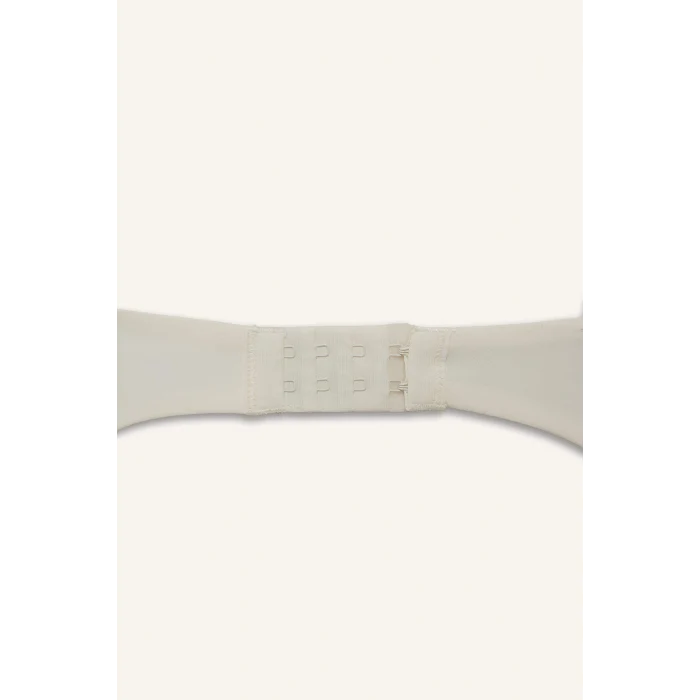 Defacto Z3350AZER105 Ekru Micro Kaplı Yarım Dolgulu Balenli Tişört Bra