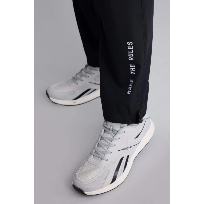 Defacto G5978AXBK81 Siyah Standart Fıt Dokuma Jogger