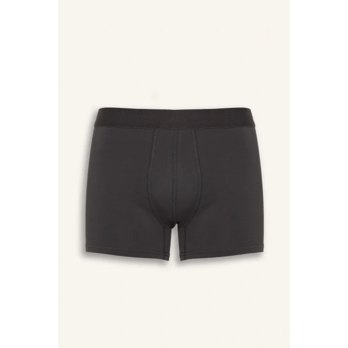 Defacto G9364AXBK50 Siyah Regular Fıt 3lü Boxer