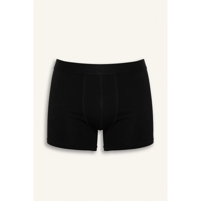 Defacto G9364AXBK50 Siyah Regular Fıt 3lü Boxer