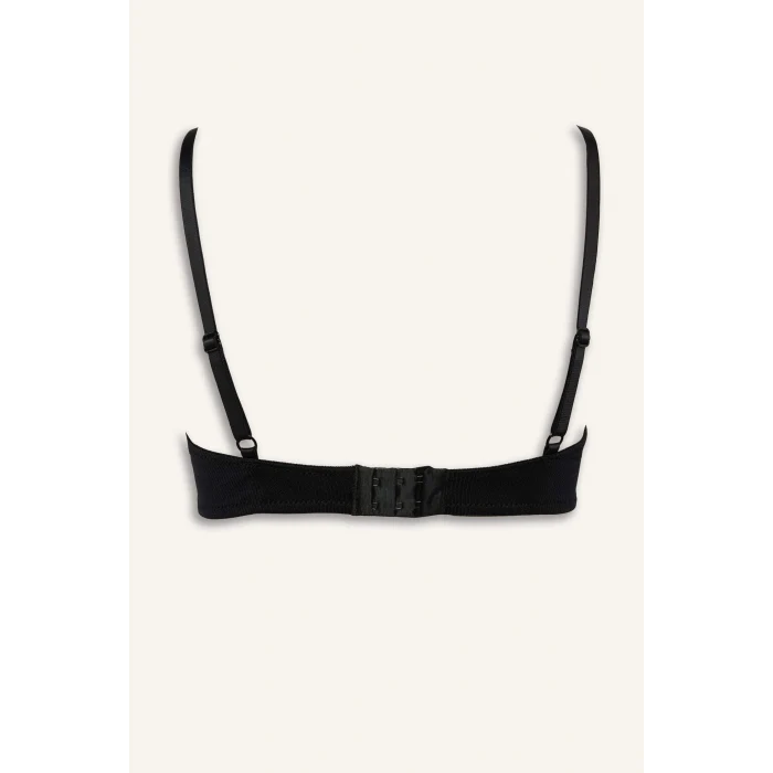 Defacto F6615AXBK81 Siyah Micro Kaplı Dolgusuz Balensiz Bralet