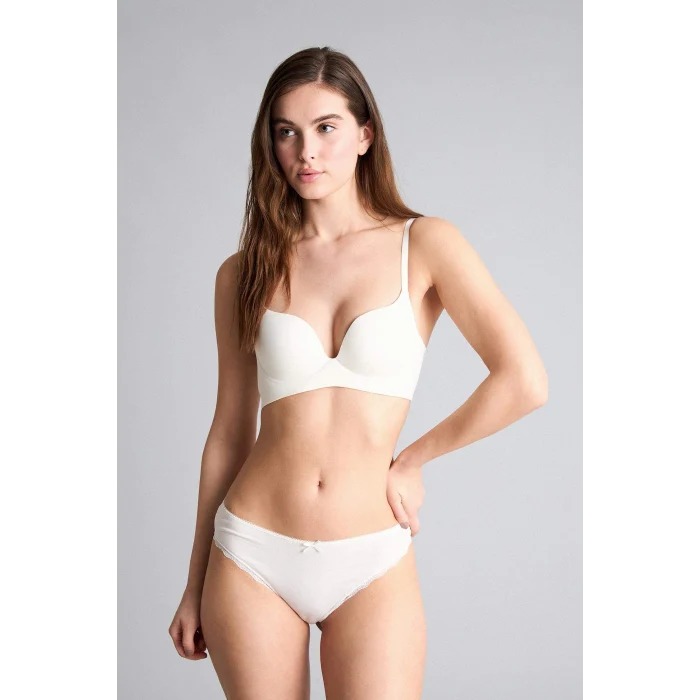 Defacto G8540AXER98 Ekru 3lü Slip Külot