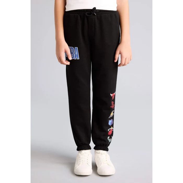 Defacto G7625A8BK81 Siyah NBA Eşofman Altı Erkek Çocuk