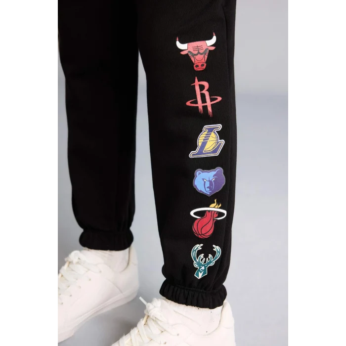 Defacto G7625A8BK81 Siyah NBA Eşofman Altı Erkek Çocuk