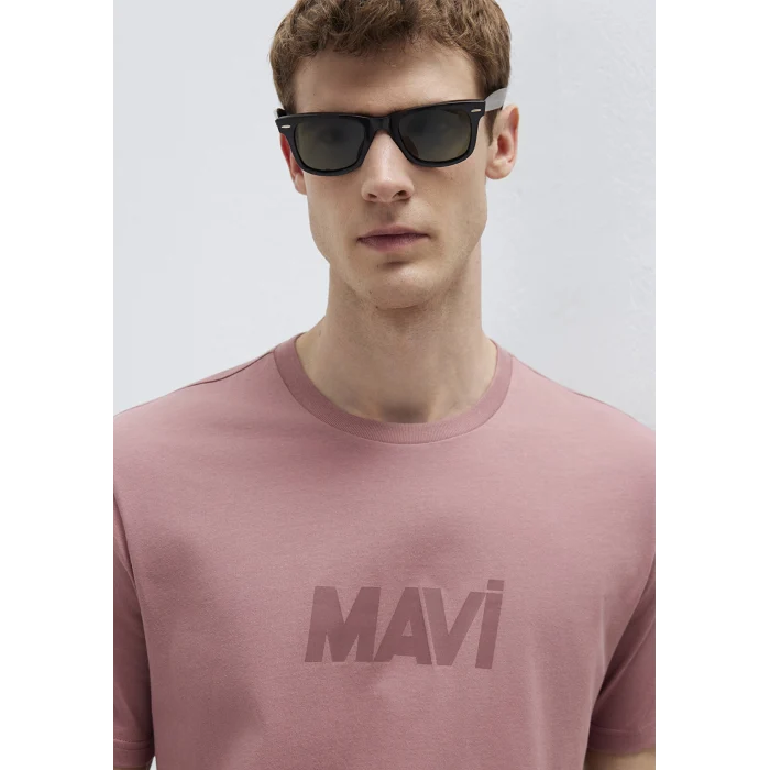 Mavi 0612896-70948 Mavi Logo Baskılı Pembe Tişört